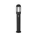 Borne d'�clairage TYPE NO 2015 rond, avec d�tecteur de mouvement E27 44, noir mat gradable
