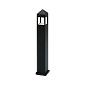 Borne d'éclairage TYPE NO 2016 dimmable, indirect R7s 44, noir mat gradable
