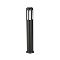 Borne d'�clairage TYPE NO 2221 cylindrique E27 44, noir mat gradable