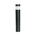 Borne d'�clairage TYPE NO 2274 rond, r�sistant aux chocs, sym�trique 54, noir mat