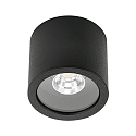 Plafonnier ext�rieur TYPE NO 2319 pivotant 44, noir mat gradable