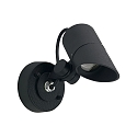 Projecteur d'ext�rieur TYPE NO 2391 dimmable, r�glable GU10 54, noir mat gradable