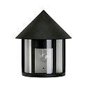 Luminaire mural d'ext�rieur TYPE NO 3222 semi-circulaire E27 44, noir mat gradable
