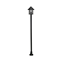 Lampe � m�t TYPE NO 4127 � 1 flamme, rond E27 44, noir mat gradable