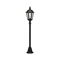 Luminaire d'allées TYPE NO 4142 à 1 flamme, angulaire E27 23, noir  gradable