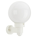 Luminaire mural d'ext�rieur TYPE NO 0257 rond, avec d�tecteur de mouvement E27 44, blanche gradable