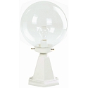 Luminaire en forme de borne TYPE NO 0501 rond E27 44, blanche gradable