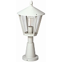 Luminaire en forme de borne TYPE NO 0529 E27 44, blanche gradable
