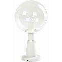 Luminaire en forme de borne TYPE NO 0538 rond E27 44, blanche gradable