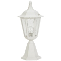 Luminaire en forme de borne TYPE NO 0541 angulaire E27 23, marron, laiton satiné gradable