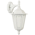 Luminaire mural d'extérieur TYPE NO 1819 Bas, angulaire E27 23, blanc mat gradable