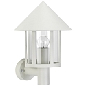 Luminaire mural d'ext�rieur TYPE NO 1824 rond E27 44, blanche gradable