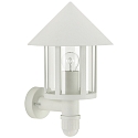 Luminaire mural d'ext�rieur TYPE NO 1824 rond, avec d�tecteur de mouvement E27 44, blanche gradable