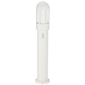 Bollard light Type No. 2015 with motion detector (Type 2002), IP44, height 83.5cm, E27 QA55, cast alu / glass, white matt