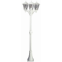 Lampe � m�t TYPE NO 2046 3 flammes E27 44 blanc mat gradable