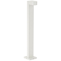 LED Path light Type No. 2228, IP44, height 70cm, 230V AC/DC, 3W 3000K 330lm, cast alu / satined, white matt