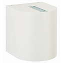 Projecteur d'ext�rieur TYPE NO 2401 haut bas, rond 44, blanc mat 