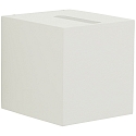 LED Outdoor Wall spot Type No. 2416 - 2-sided, tight/wide, square, IP44, 230V AC/DC, 13.4W 3000K 1200lm, lens + glass, white