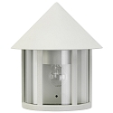 Luminaire mural d'ext�rieur TYPE NO 3222 semi-circulaire E27 44, blanc mat gradable