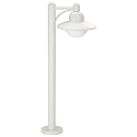 Luminaire d'allées TYPE NO 4150 rond E27 44, blanc mat gradable