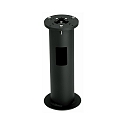 Ground piece Type No. 0011, for Pedestal and Mast lights, with � 23cm flange, cast alu black