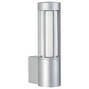 Luminaire mural d'ext�rieur TYPE NO 0215 haut, cylindrique E27 44, argent mat gradable