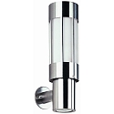 Luminaire mural d'ext�rieur TYPE NO 0243 cylindrique, avec spot LED E27 44, acier inoxydable gradable