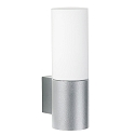 Luminaire mural d'ext�rieur TYPE NO 0277 cylindrique, dimmable 44, argent mat gradable