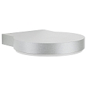 LED Outdoor Wall luminaire Type No. IP44, 0290, 16W 3000K 1600lm, cast alu / acrylic glass opal, silver matt