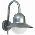 Luminaire mural d'ext�rieur TYPE NO 0662 E27 44, argent mat gradable