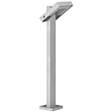 Borne d'�clairage TYPE NO 2091 angulaire, pivotant 54, argent mat