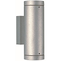 Projecteur d'ext�rieur TYPE NO 2198 haut bas, bilat�ral GU10 54, argent mat gradable