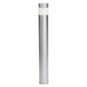 Borne d'�clairage TYPE NO 2294 cylindrique, sym�trique 54, argent mat