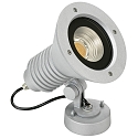 Projecteur d'ext�rieur TYPE NO 2381 dimmable, r�glable 54, argent mat gradable