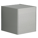 outdoor wall luminaire TYPE NO 2452 one-sided IP44, stainless steel brushed dimmable
