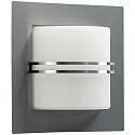 Luminaire mural d'ext�rieur TYPE NO 6058 semi-circulaire E27 44, acier inoxydable mat gradable