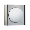 Luminaire mural d'ext�rieur TYPE NO 6112 angulaire, rond E27 44, acier inoxydable gradable