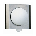 Luminaire mural d'ext�rieur TYPE NO 6112 angulaire, avec d�tecteur de mouvement E27 44, acier inoxydable 
