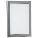 Applique et plafonnier TYPE NO 6350 grand, angulaire 54, acier inoxydable gradable