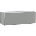 LED Outdoor Wall luminaire Type No. 6165, 2-sided, square, IP44, width 30cm, 2x 7.8W 3000K 580lm, stainless steel / glass