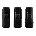E27 socket CASAMBI THREADED HOLE / PLAIN SHELL Bluetooth controllable, analogue trailing edge dimming output, black