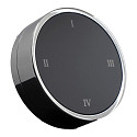 T�l�commande RWTDBTBAGOS rond, programmable, chrome, brillant
