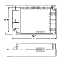 CASAMBI Bloc d'alimentation DALI multi courant CASAMBI NEBT98-40 CBM version pour montage encastr�, courant constant, r�glable