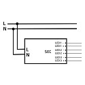 CASAMBI Unit� d�alimentation Led NU3CHBT98-3x20 courant constant, r�glable, 3 canaux, blanche