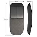 T�l�commande CASAMBI RC4EPLBTB ENOCEAN 4 fois, ferm�, programmable, noir mat