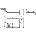 CASAMBI presence detector CASAMBI GWLBT2N surface-mounted version, adjustable, battery-powered, grey