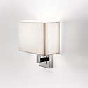 Luminaire mural AP CLAVIUS E14 IP20, chrome, blanche gradable