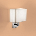 Luminaire mural AP CLAVIUS E14 IP20, chrome, blanche gradable