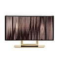 Table luminaire LT CLAVIUS P, 40cm, E14, IP20, gold / tobacco