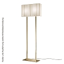 Floor luminaire PT CLAVIUS, 2x E27, IP20, chrome / white
